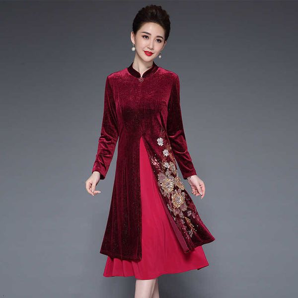 luxury evening dress wedding 's spring middle-aged elderly women's xi -in-law's wedding banquet will leave two and, Black;gray
luxury evening dress wedding 's spring middle-aged elderly women's xi -in-law's wedding banquet will leave two and, Black;gray