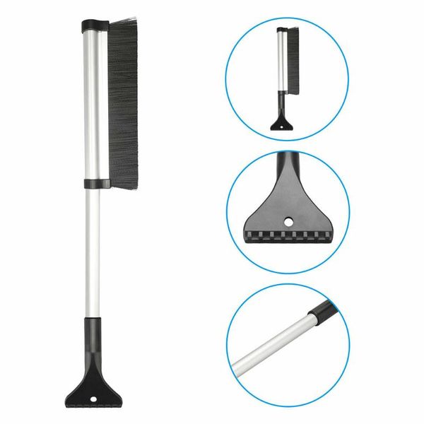 squeegees 24" extendable ice scraper snow removal with brush household cleaning tool
squeegees 24" extendable ice scraper snow removal with brush household cleaning tool
