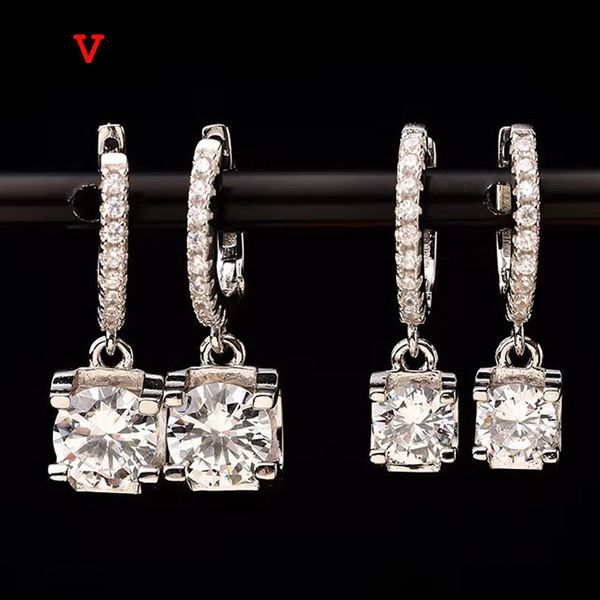oevas real 0.5/1 carat d color moissanite bridal drop earrings 100% 925 sterling silver sparkling wedding party fine jewelry, Golden;silver
oevas real 0.5/1 carat d color moissanite bridal drop earrings 100% 925 sterling silver sparkling wedding party fine jewelry, Golden;silver