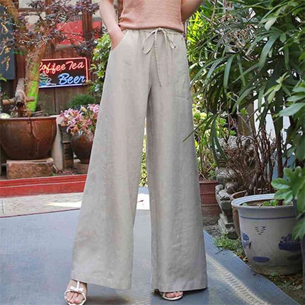 spring summer arts style women high waist wide leg pants 100% linen loose casual trausers s671 210512, Black;white
spring summer arts style women high waist wide leg pants 100% linen loose casual trausers s671 210512, Black;white