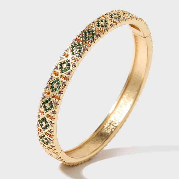 trendy geometric pattern multicolor cubic zirconia cz zircon gold color copper metal bangles bracelets for women gift jewelry, Golden;silver
trendy geometric pattern multicolor cubic zirconia cz zircon gold color copper metal bangles bracelets for women gift jewelry, Golden;silver