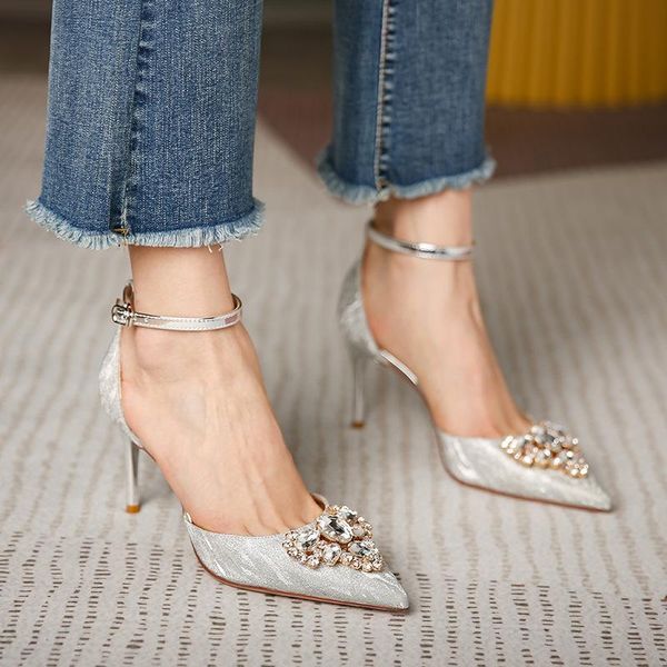 dress shoes high heels women 2021 pointed stiletto wedding rhinestone female, Black
dress shoes high heels women 2021 pointed stiletto wedding rhinestone female, Black