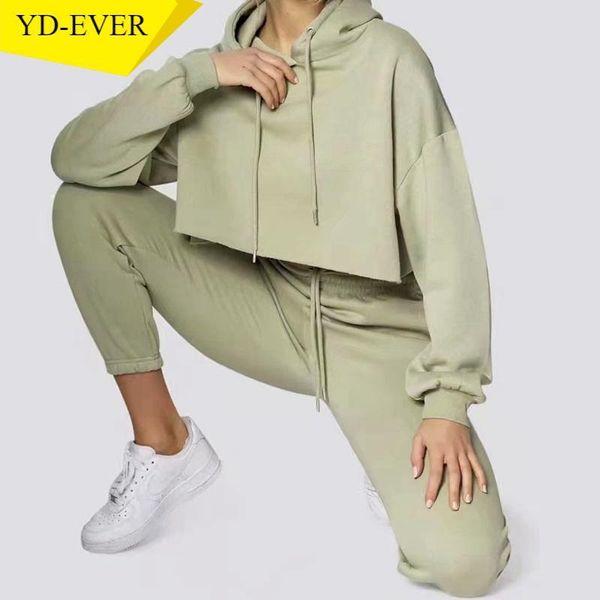 spring women tracksuit thick fleece 95% cotton suit 2 pieces sets crop hoodies sweatshirt and pants suits ch09 women's two piece, White
spring women tracksuit thick fleece 95% cotton suit 2 pieces sets crop hoodies sweatshirt and pants suits ch09 women's two piece, White