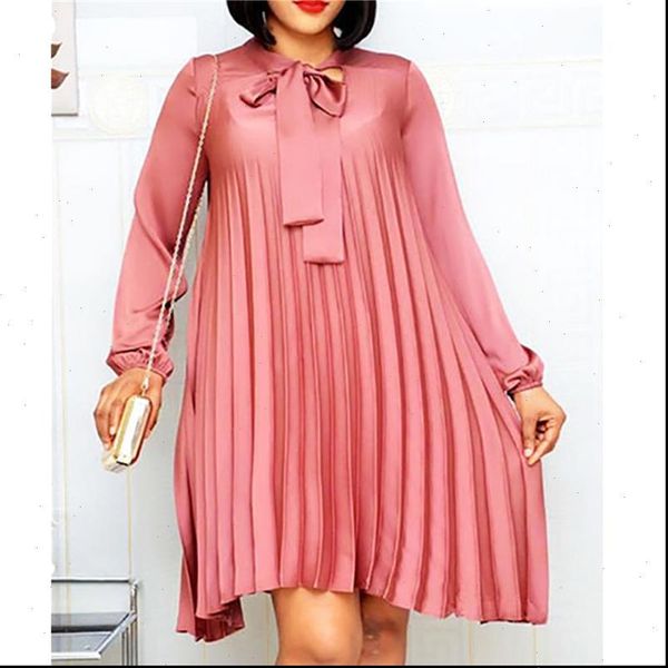 plus size pleated dresses with womens dress bowtie long lantern sleeves knee length women fashion summer autumn female african vestidos, Black;gray
plus size pleated dresses with womens dress bowtie long lantern sleeves knee length women fashion summer autumn female african vestidos, Black;gray