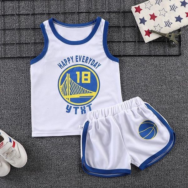 2 to 8 years old baby vest set kids sport clothes piece boys summer girl thin suit boy basketball, White
2 to 8 years old baby vest set kids sport clothes piece boys summer girl thin suit boy basketball, White