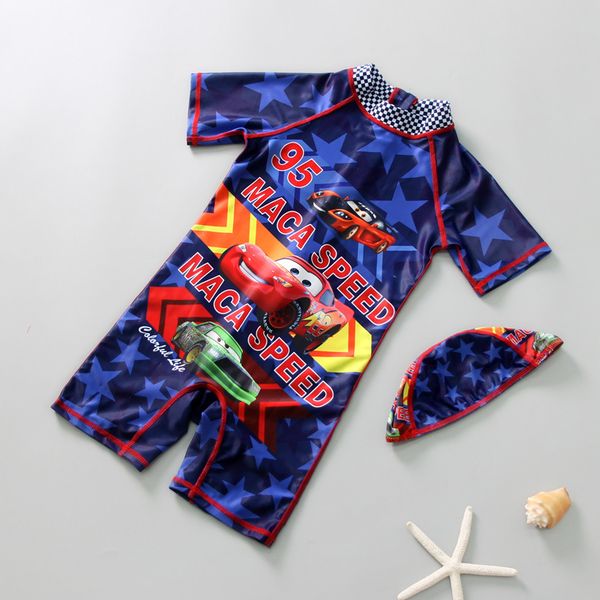 children' swimsuit boys' baby swimsuit middle and small children' swimming trunks one piece swimsuit with cap sunscreen, Red;black
children' swimsuit boys' baby swimsuit middle and small children' swimming trunks one piece swimsuit with cap sunscreen, Red;black