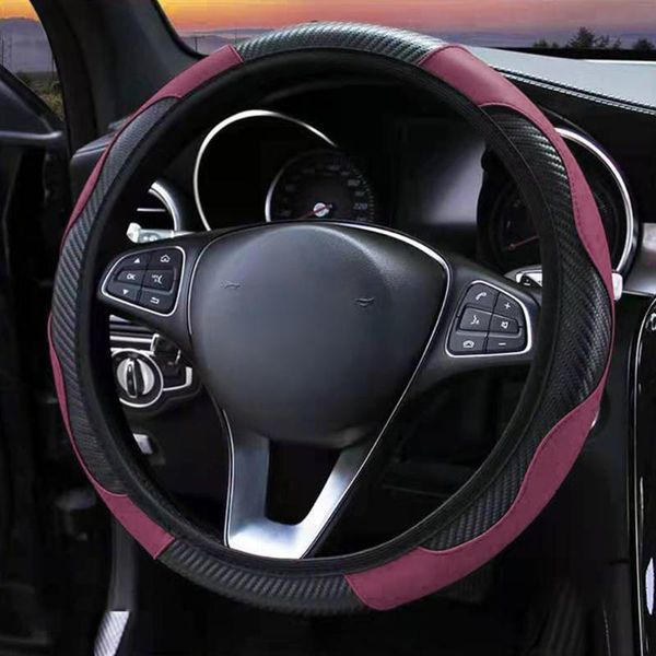 steering wheel covers 38cm pu leather accessories auto non slip easy install universal car cover gift soft interior decor elastic
steering wheel covers 38cm pu leather accessories auto non slip easy install universal car cover gift soft interior decor elastic