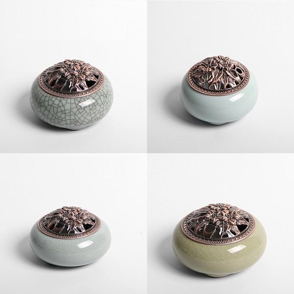 fragrance lamps stove ceramic handmade antique copper cover back incense burner backfloow budda decorativo
fragrance lamps stove ceramic handmade antique copper cover back incense burner backfloow budda decorativo