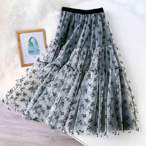 skirts spring woman elastic high waist floral print mesh women pleated tutu elegant mujer faldas femme jupes 50ld, Black
skirts spring woman elastic high waist floral print mesh women pleated tutu elegant mujer faldas femme jupes 50ld, Black