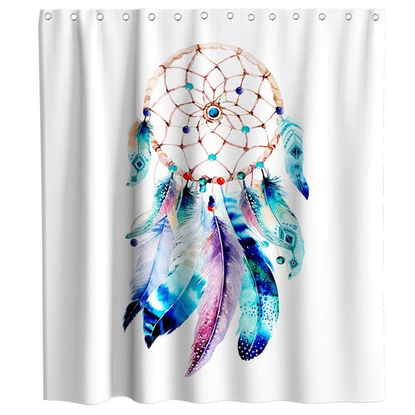 colorful feathers crystal dream catcher theme cloth fabric shower curtain sets bathroom decor with hooks waterproof washable 72
colorful feathers crystal dream catcher theme cloth fabric shower curtain sets bathroom decor with hooks waterproof washable 72