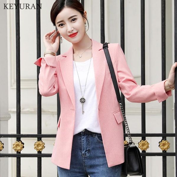 women's suits & blazers 2021 autumn women slim blazer coat fashion casual jacket long sleeve one button suit ladies work wear l2282, White;black 
women's suits & blazers 2021 autumn women slim blazer coat fashion casual jacket long sleeve one button suit ladies work wear l2282, White;black