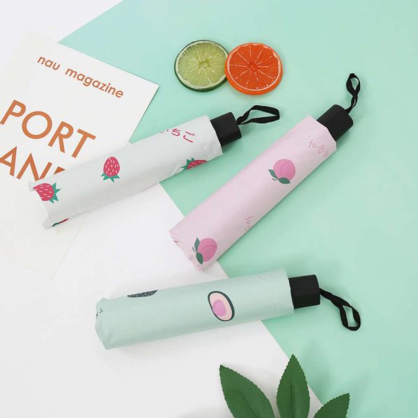 small fresh sunshade female student black glue three fold simple dual purpose sunny umbrella
small fresh sunshade female student black glue three fold simple dual purpose sunny umbrella