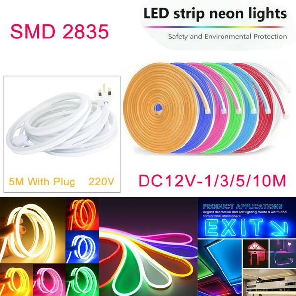 strips dc 12v neon lights led strip light flexible waterproof ip67 smd 2835 120led/m for diy christmas home decoration 1m 3m 5m 10m
strips dc 12v neon lights led strip light flexible waterproof ip67 smd 2835 120led/m for diy christmas home decoration 1m 3m 5m 10m