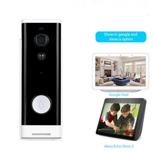wifi video doorbell 1080p wireless smart camera door bell 2-way talk pir motion detection night vision intercom without phones
wifi video doorbell 1080p wireless smart camera door bell 2-way talk pir motion detection night vision intercom without phones