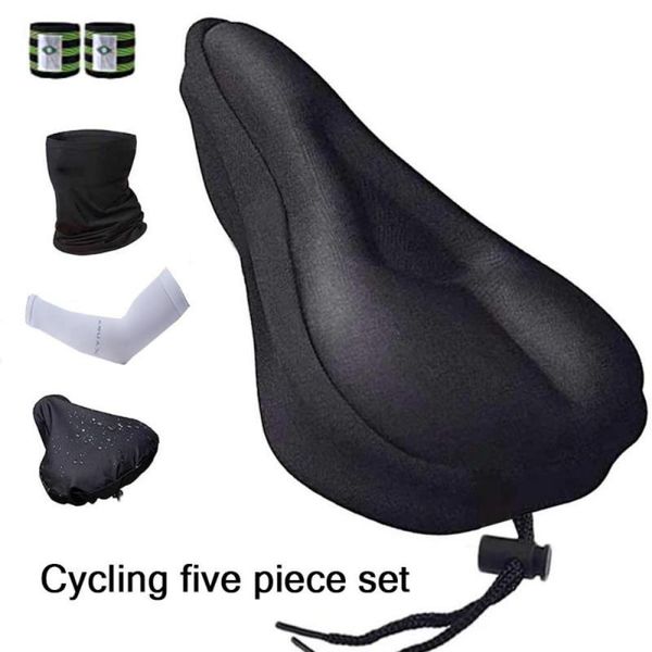 five-piece mountain bike saddle cushion cover road soft silicone cycling bicycle parts saddles
five-piece mountain bike saddle cushion cover road soft silicone cycling bicycle parts saddles