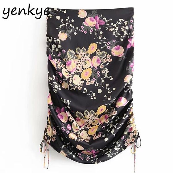 skirts side drawstring vintage floral print skirt women back zipper package hip high waist faldas mujer moda 2021, Black
skirts side drawstring vintage floral print skirt women back zipper package hip high waist faldas mujer moda 2021, Black