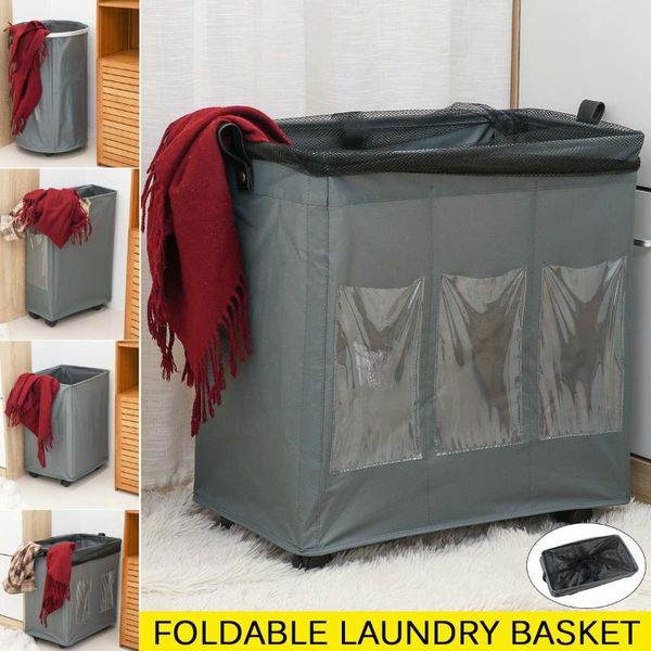 laundry bags 3 grid rolling basket organizer large hamper bin waterproof for dirty clothes storage box baskets
laundry bags 3 grid rolling basket organizer large hamper bin waterproof for dirty clothes storage box baskets