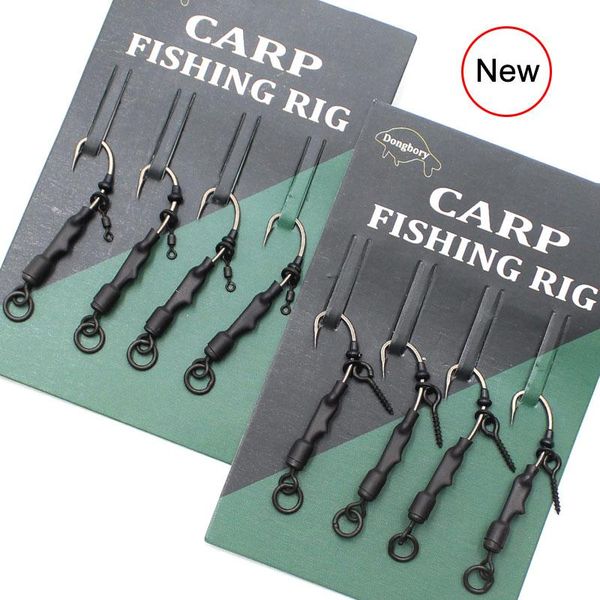 fishing hooks 4pcs carp ready tied ronnie rig accessories barbed swivels rings for tackle
fishing hooks 4pcs carp ready tied ronnie rig accessories barbed swivels rings for tackle
