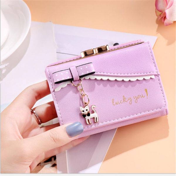 wallets mujer women lady cute cat pendant mini grind magic leather wallet women's card holder purse femme, Red;black
wallets mujer women lady cute cat pendant mini grind magic leather wallet women's card holder purse femme, Red;black