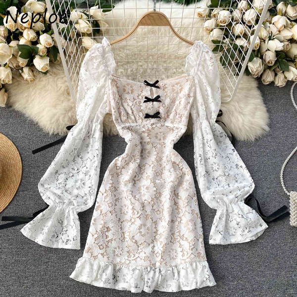 neploe elegant lace patch hook flowwr temperament dress women high waist hip skinny vestidos square collar long sleeve robe 210423, Black;gray
neploe elegant lace patch hook flowwr temperament dress women high waist hip skinny vestidos square collar long sleeve robe 210423, Black;gray