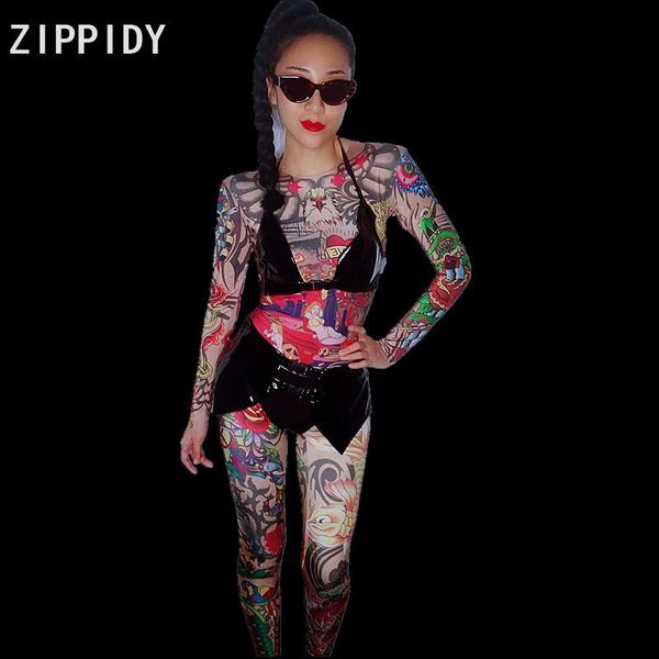 women's jumpsuits & rompers fashion cartoon pattern spandex jumpsuit women singer dancer nightclub bar bodysuit celebrate stage legging, Black;white
women's jumpsuits & rompers fashion cartoon pattern spandex jumpsuit women singer dancer nightclub bar bodysuit celebrate stage legging, Black;white
