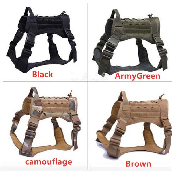 dog apparel military tactical harness german shepherd pet vest with handle nylon molle bungee leash packs
dog apparel military tactical harness german shepherd pet vest with handle nylon molle bungee leash packs