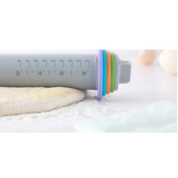rolling pins & pastry boards multifunctional fondant cake thickness adjustable easy clean silicone pin decorating bakeware tools
rolling pins & pastry boards multifunctional fondant cake thickness adjustable easy clean silicone pin decorating bakeware tools