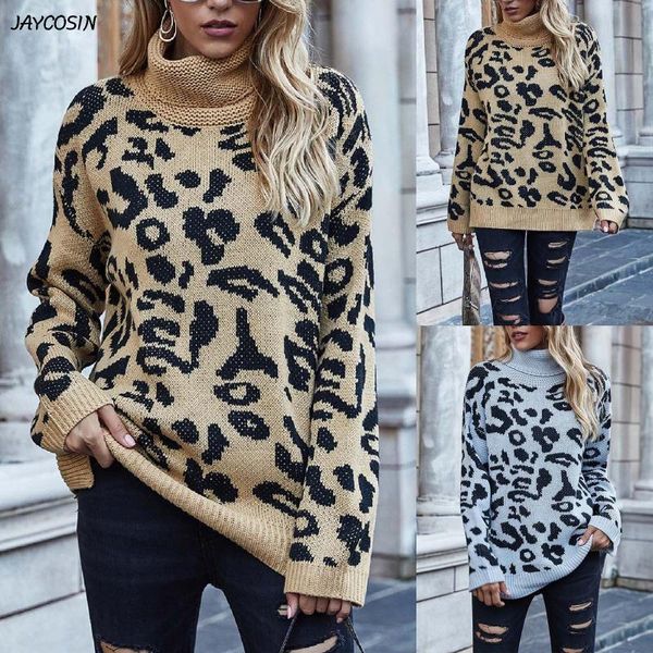 women's sweaters jaycosin sweater women turtleneck leopard print knitted winter thicken warm female loose pullovers casual, White;black
women's sweaters jaycosin sweater women turtleneck leopard print knitted winter thicken warm female loose pullovers casual, White;black