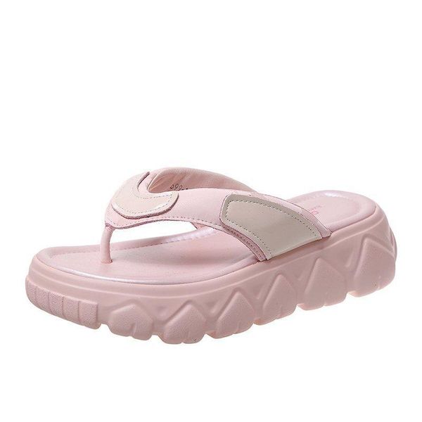 slippers fashion women's shoes for 2021 summer solid thick soled platform girls flip flops pu leather, Black
slippers fashion women's shoes for 2021 summer solid thick soled platform girls flip flops pu leather, Black