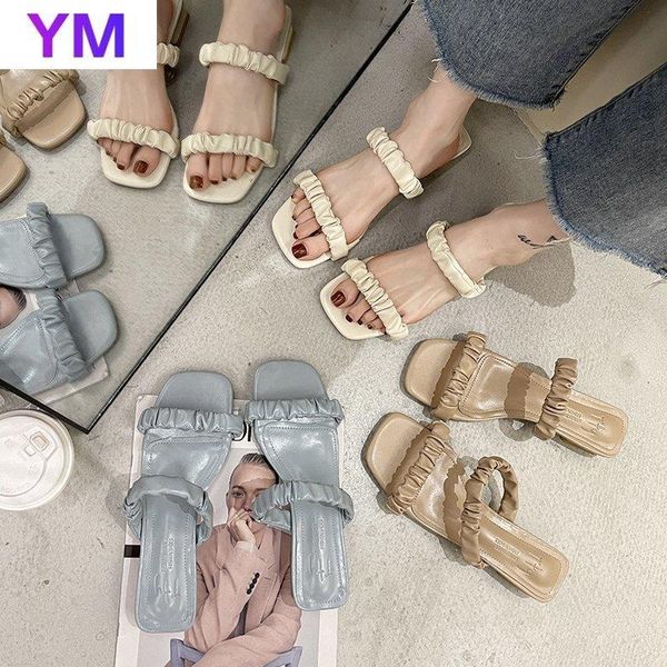 sandals fashion beige khaki blue spring summer square toe shallow pu leather pleated platform women shoes zapatillas casa mujer, Black
sandals fashion beige khaki blue spring summer square toe shallow pu leather pleated platform women shoes zapatillas casa mujer, Black