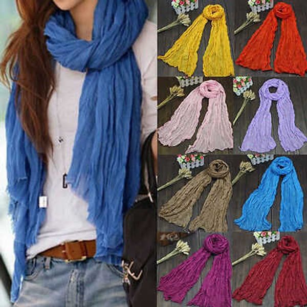 new 1pc ladies long voile linen thin warm winter candy color shawl women scarf soft, Blue;gray
new 1pc ladies long voile linen thin warm winter candy color shawl women scarf soft, Blue;gray
