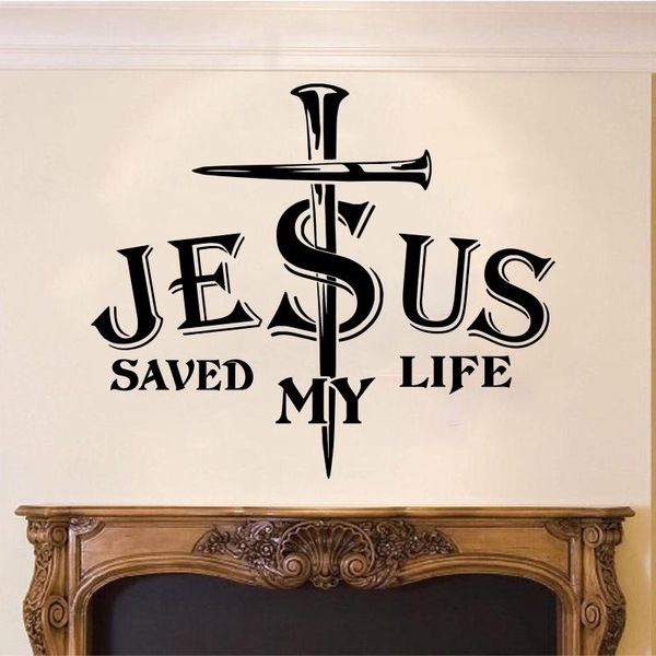 wall stickers jesus saved my life john 3:16 christian sticker living room bible verse god king inspiral quote deal home decor
wall stickers jesus saved my life john 3:16 christian sticker living room bible verse god king inspiral quote deal home decor