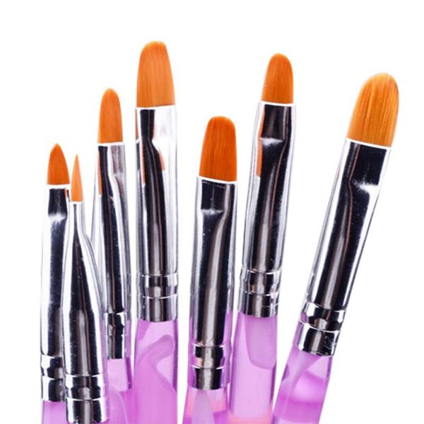 nail brushes 7pcs/set art pen brush painting builder uv gel professional manicure tool tips, Yellow
nail brushes 7pcs/set art pen brush painting builder uv gel professional manicure tool tips, Yellow