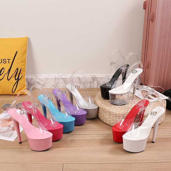 sandals walking show stripper heels clear shoes woman platforms high women big yard fish mouth 2021 crystal, Black 
sandals walking show stripper heels clear shoes woman platforms high women big yard fish mouth 2021 crystal, Black