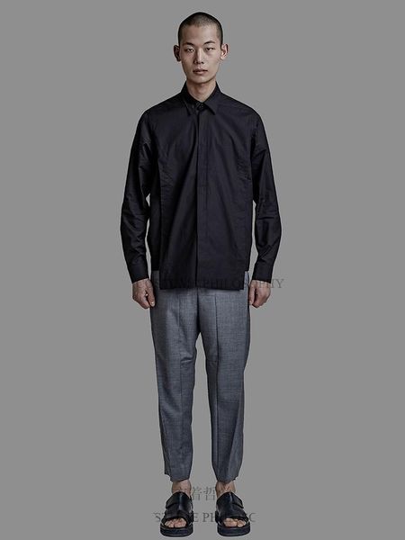 men's casual shirts spring and autumn square collar invisibility cloak lapel plain color splicing multi-layer irregular long-sleeve shi, White;black
men's casual shirts spring and autumn square collar invisibility cloak lapel plain color splicing multi-layer irregular long-sleeve shi, White;black