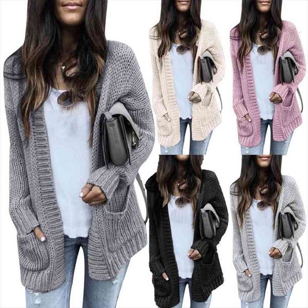 autumn winter women solid color long sleeve knitted cardigan sweater jacket womens clothing jerseys mujer, White;black
autumn winter women solid color long sleeve knitted cardigan sweater jacket womens clothing jerseys mujer, White;black