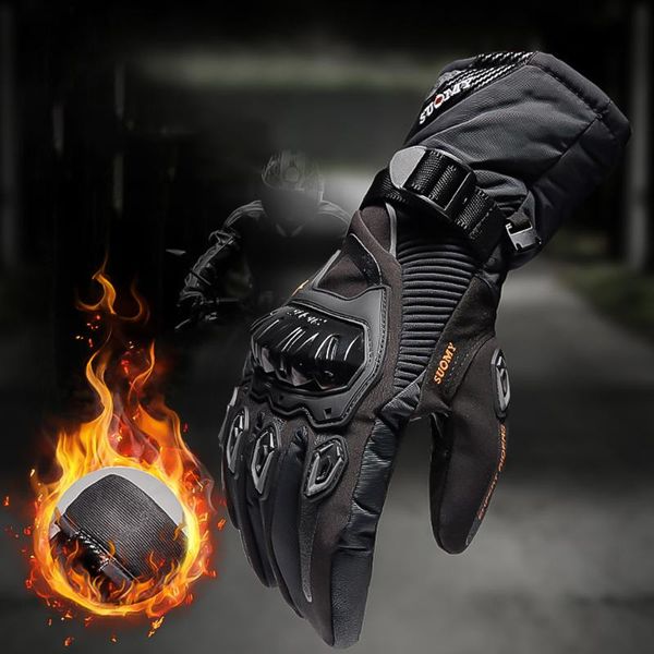 motorcycle gloves winter windproof warm moto waterproof touch screen motor riding cycling hard protective, Black
motorcycle gloves winter windproof warm moto waterproof touch screen motor riding cycling hard protective, Black