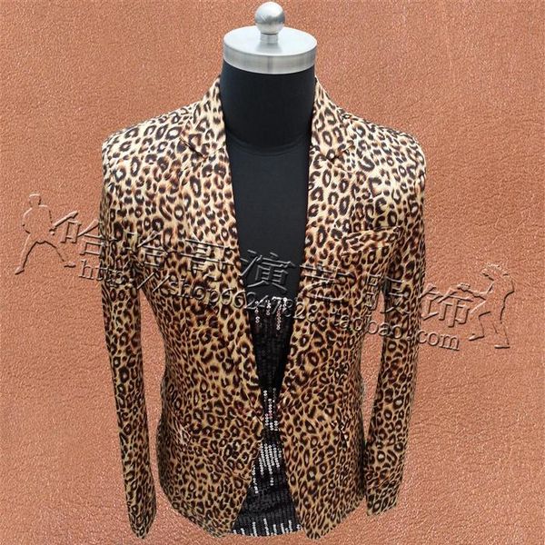 men's suits & blazers s~5xl 2021 clothing plus size gd slim leopard suit bar night club dj singer costume, White;black
men's suits & blazers s~5xl 2021 clothing plus size gd slim leopard suit bar night club dj singer costume, White;black