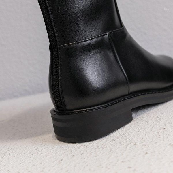 boots winter style genuine leather knee high women motorcycle knight warm cowhide shoes size 34-421, Black
boots winter style genuine leather knee high women motorcycle knight warm cowhide shoes size 34-421, Black
