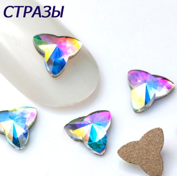 6mm rivoli clover crystal 3d irregular decoration stone nail rhinestone accessories clear ab glass rhinestones art decorations, Silver;gold
6mm rivoli clover crystal 3d irregular decoration stone nail rhinestone accessories clear ab glass rhinestones art decorations, Silver;gold