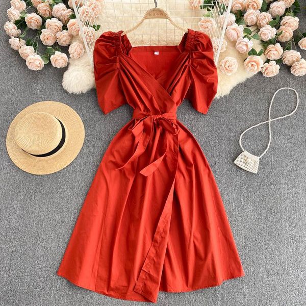 party dresses summer fashion temperament vestidos female v-neck age reduction bubble sleeve retro one-piece wrap midi dress kk020, White;black
party dresses summer fashion temperament vestidos female v-neck age reduction bubble sleeve retro one-piece wrap midi dress kk020, White;black