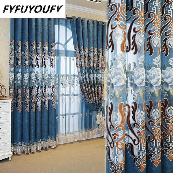 curtain & drapes europe luxury embroidered window curtains for living room kitchen classic grayblackout french treatments
curtain & drapes europe luxury embroidered window curtains for living room kitchen classic grayblackout french treatments