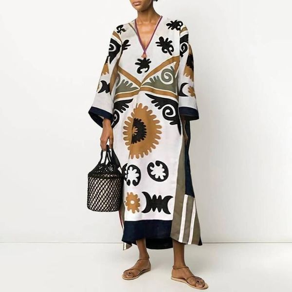 casual dresses lugentolo women loose long dress full sleeve v-neck summer fashion big swing print ankle-length womens, Black;gray
casual dresses lugentolo women loose long dress full sleeve v-neck summer fashion big swing print ankle-length womens, Black;gray