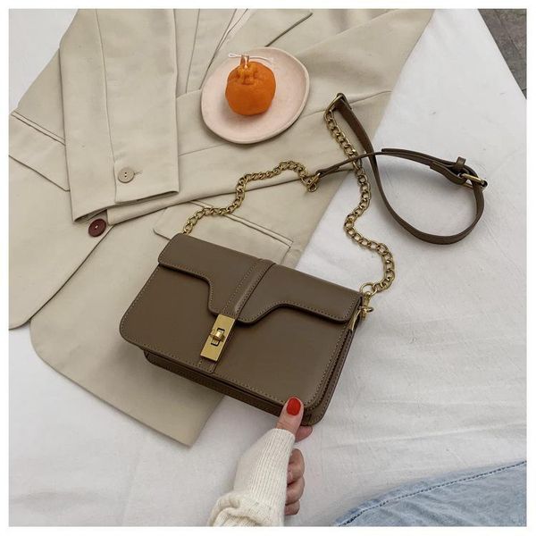 texture small bag 2021 women's fashion chain messenger versatile one shoulder square bags
texture small bag 2021 women's fashion chain messenger versatile one shoulder square bags