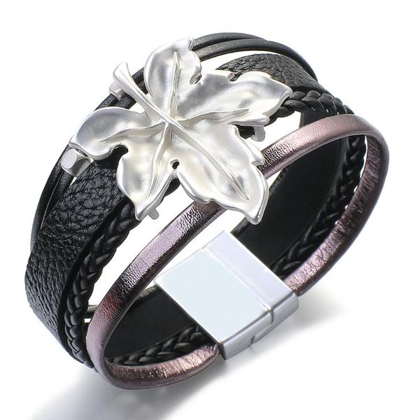 amorcome fashion women's braided leather bracelets matte color charm bangle & bracelet cuff femme trendy jewelry 2021, Golden;silver
amorcome fashion women's braided leather bracelets matte color charm bangle & bracelet cuff femme trendy jewelry 2021, Golden;silver