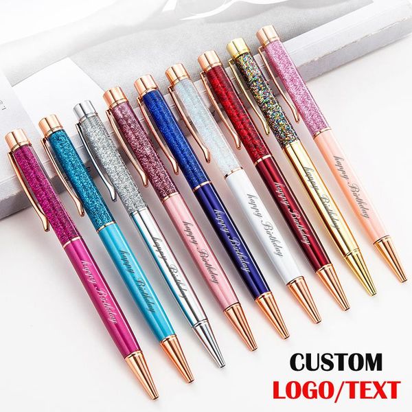 ballpoint pens custom logo creative gold foil oil pen crystal wafer high-grade metal signature lettering engraved name stationery, Blue;orange
ballpoint pens custom logo creative gold foil oil pen crystal wafer high-grade metal signature lettering engraved name stationery, Blue;orange