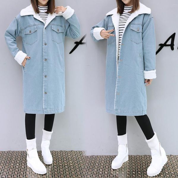 cloak and cloak winter fashion women trench thick coat full sleeve fleece warm slim long denim windbreaker outerwear casaso femm, Black
cloak and cloak winter fashion women trench thick coat full sleeve fleece warm slim long denim windbreaker outerwear casaso femm, Black