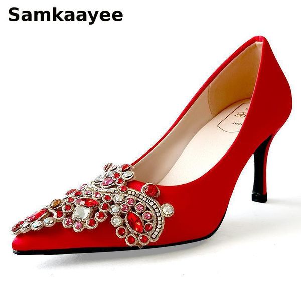 dress shoes size 33-41 women pumps spring autumn female platform high heels ladies crystal pointed toe thin heeled wedding red zapatos, Black
dress shoes size 33-41 women pumps spring autumn female platform high heels ladies crystal pointed toe thin heeled wedding red zapatos, Black