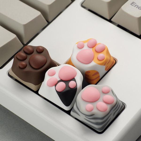 keyboards personality cute soft feel abs silicone kitty artisan cat paws pad gaming mechanical keyboard keycaps for cherry mx switches
keyboards personality cute soft feel abs silicone kitty artisan cat paws pad gaming mechanical keyboard keycaps for cherry mx switches
