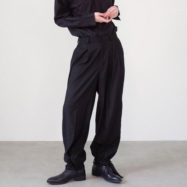 men's pants 27-45 2021 hair stylist fashion wide leg radish with buckle at hem plus size costumes1, Black
men's pants 27-45 2021 hair stylist fashion wide leg radish with buckle at hem plus size costumes1, Black